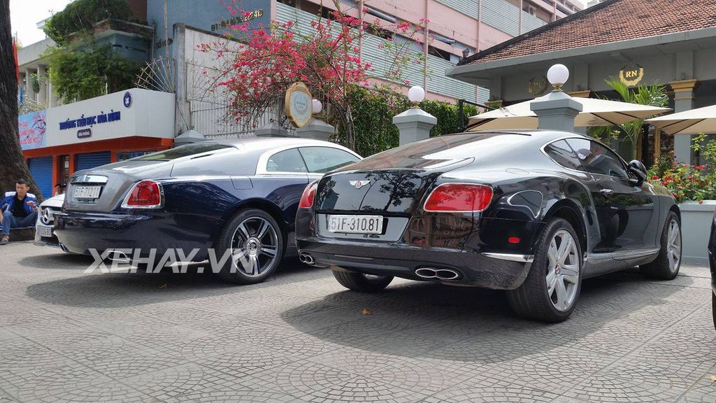 Bộ đôi Rolls-Royce Wraith và Bentley Continental GT V8 