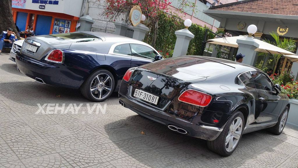Bộ đôi Rolls-Royce Wraith và Bentley Continental GT V8 