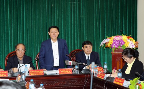 Phó Thủ tướng Vương Đình Huệ: Xây dựng Nam Đàn thành huyện nông thôn mới trong năm 2017
