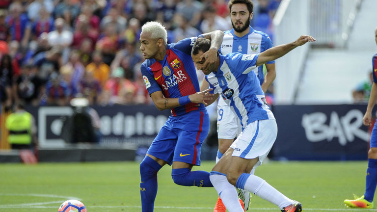 Trận đấu muộn vòng 26 giải la Liga: Barcelona thắng Leganes nhọc nhằn 2 - 1
