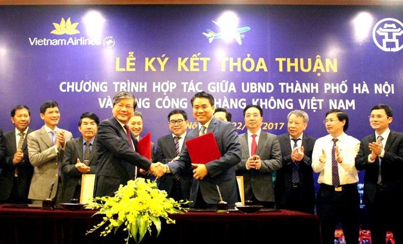 Hà Nội và Vietnam Airlines  hợp tác quảng bá hình ảnh Thủ đô