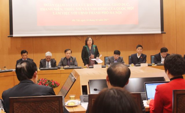 Giám sát việc thực hiện chính sách pháp luật về giáo dục tại Hà Nội