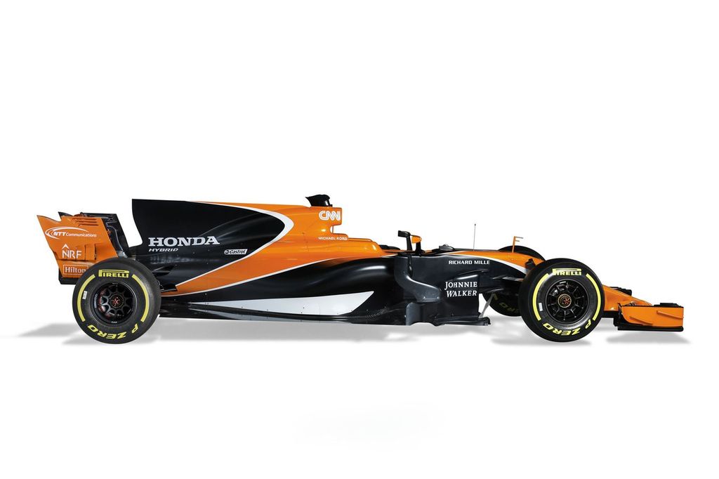 Xe đua McLaren-Honda MCL32 ra mắt với màu sơn đen-vàng mới