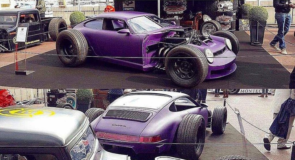 Rat rod Porsche 911 gây sốc tại triển lãm Monaco