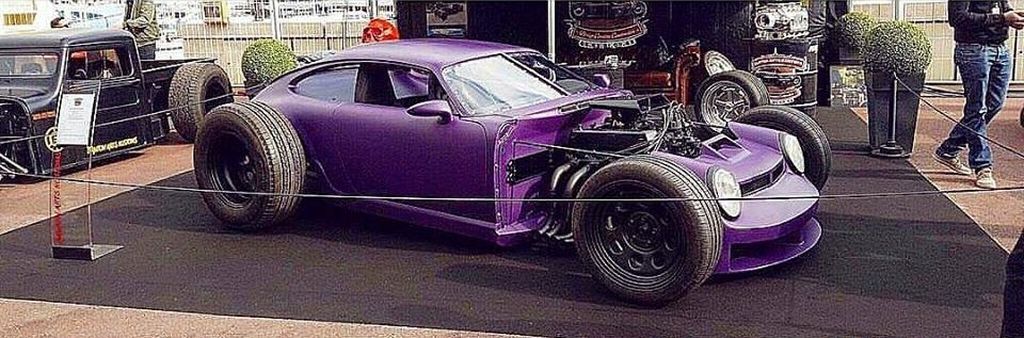 Rat rod Porsche 911 gây sốc tại triển lãm Monaco