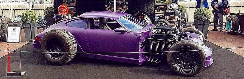 Rat rod Porsche 911 gây sốc tại triển lãm Monaco