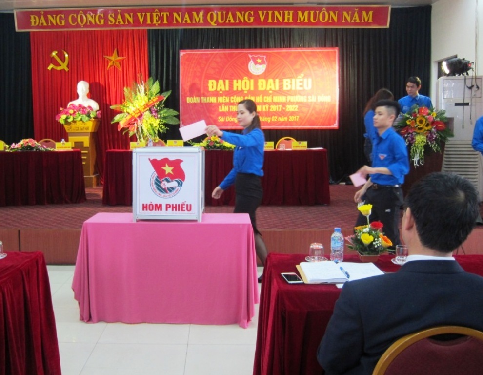 Đồng chí Nguyễn Thị Phương tái cử Bí thư Đoàn phường Sài Đồng nhiệm kỳ mới