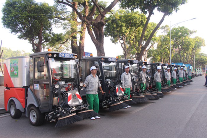 Phương tiện thu gom rác thải của Urenco