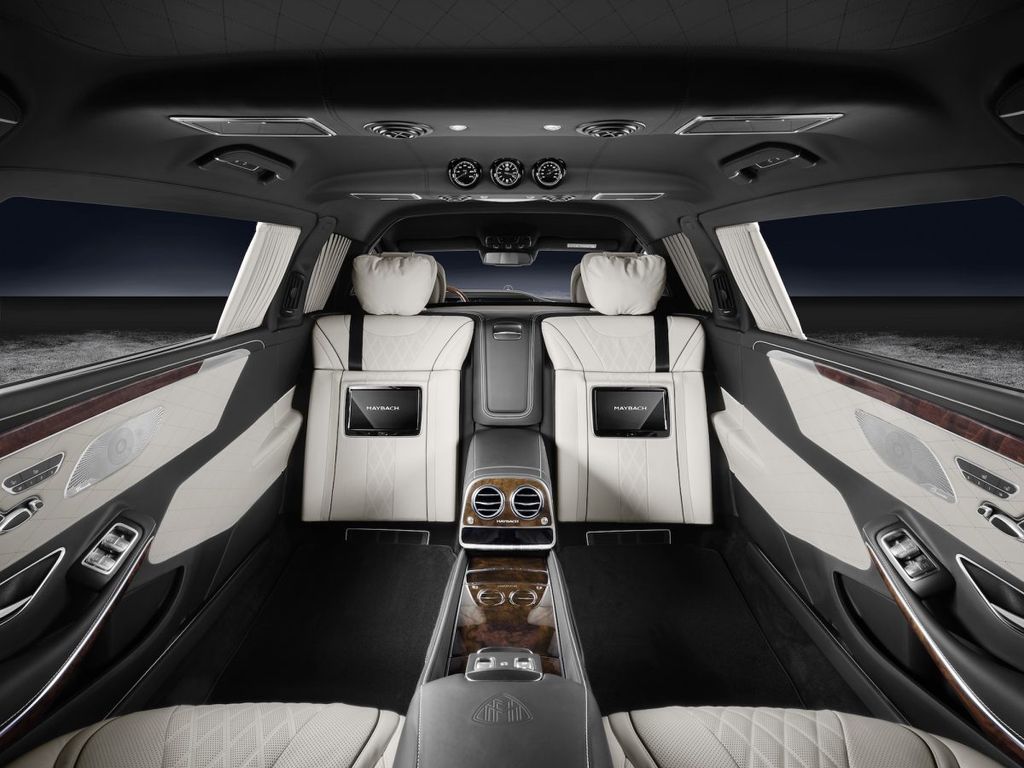 Nội thất sang trọng và xa hoa của Mercedes-Maybach S600 Guard chống đạn mới