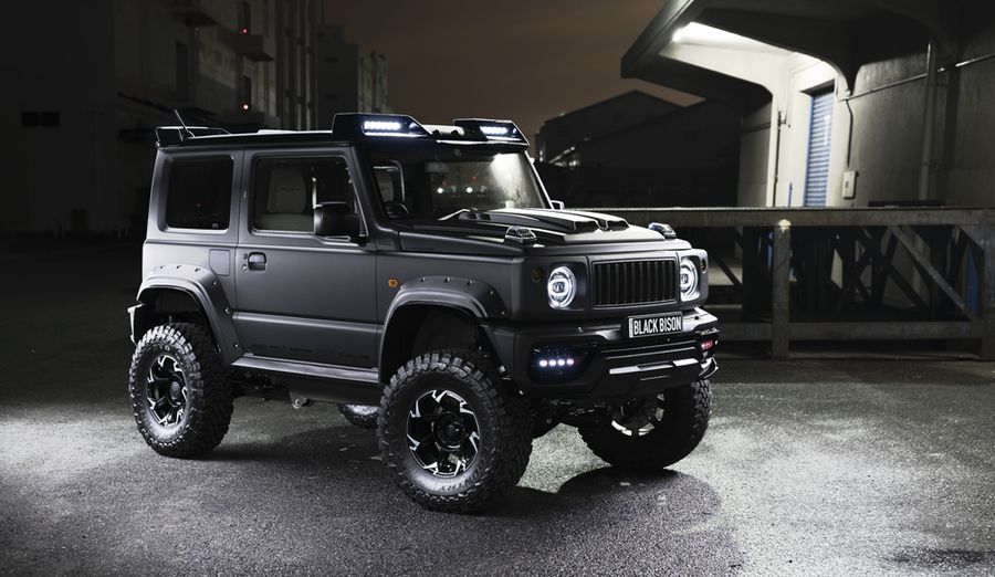 Với bản Black Bison, Suzuki Jimny không khác gì một chiếc G-Class thu nhỏ