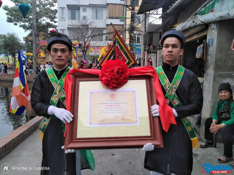 Năm 2019, lễ hội vinh dự được đón nhận Bằng di sản văn hóa phi vật thể Quốc gia.