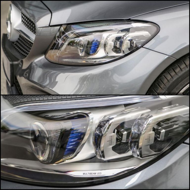 Công nghệ đèn Multibeam Led mới trên C-Class 2019 được cách điệu vô cùng đẹp mắt