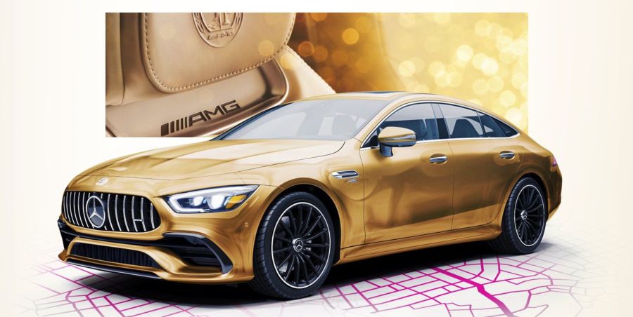 Mercedes-Benz sẽ tham dự Oscar 2019 với AMG GT 4-Door Coupe mạ vàng độc đáo