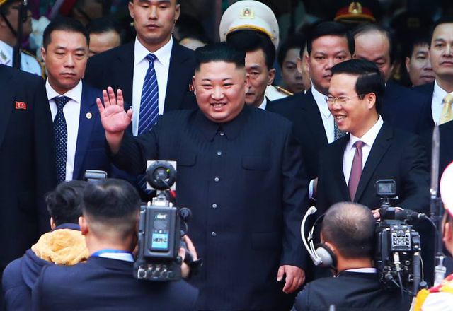 Chủ tịch Triều Tiên Kim Jong Un đang trên đường về Thủ đô Hà Nội