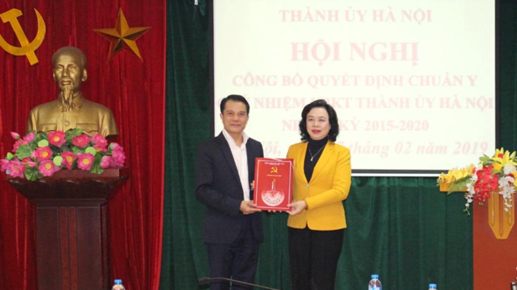 Hà Nội: Công bố Quyết định chuẩn y Chủ nhiệm Ủy ban Kiểm tra Thành ủy