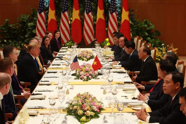 Thủ tướng Nguyễn Xuân Phúc hội kiến với Tổng thống Donald Trump
