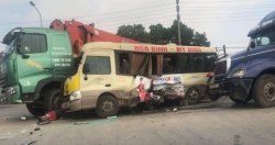 Tạm giam tài xế điều khiển xe ô tô gây tai nạn trên Đại lộ Thăng Long khiến 2 người chết