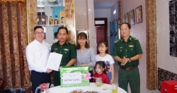 Vedan Việt Nam tặng "Nhà đồng đội" tới chiến sĩ biên phòng cửa khẩu Gò Dầu