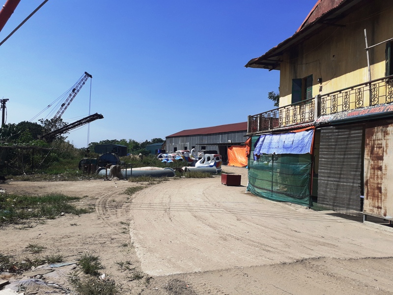 Công trình xây dựng trái phép của ông Trương Xuân Long trên đất của Công ty Thăng Long nhưng đến nay xã Ninh Sở vẫn chưa xử lý dứt điểm