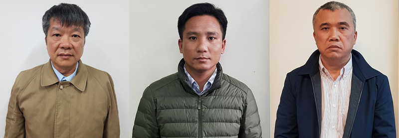 3 bị can Nguyễn Quốc Hải, Phan Khánh Toàn, Phan Ngọc Thơm bị cơ quan CSĐT Bộ Công an áp dụng biện pháp ngăn chặn cấm đi khỏi nơ cư trú