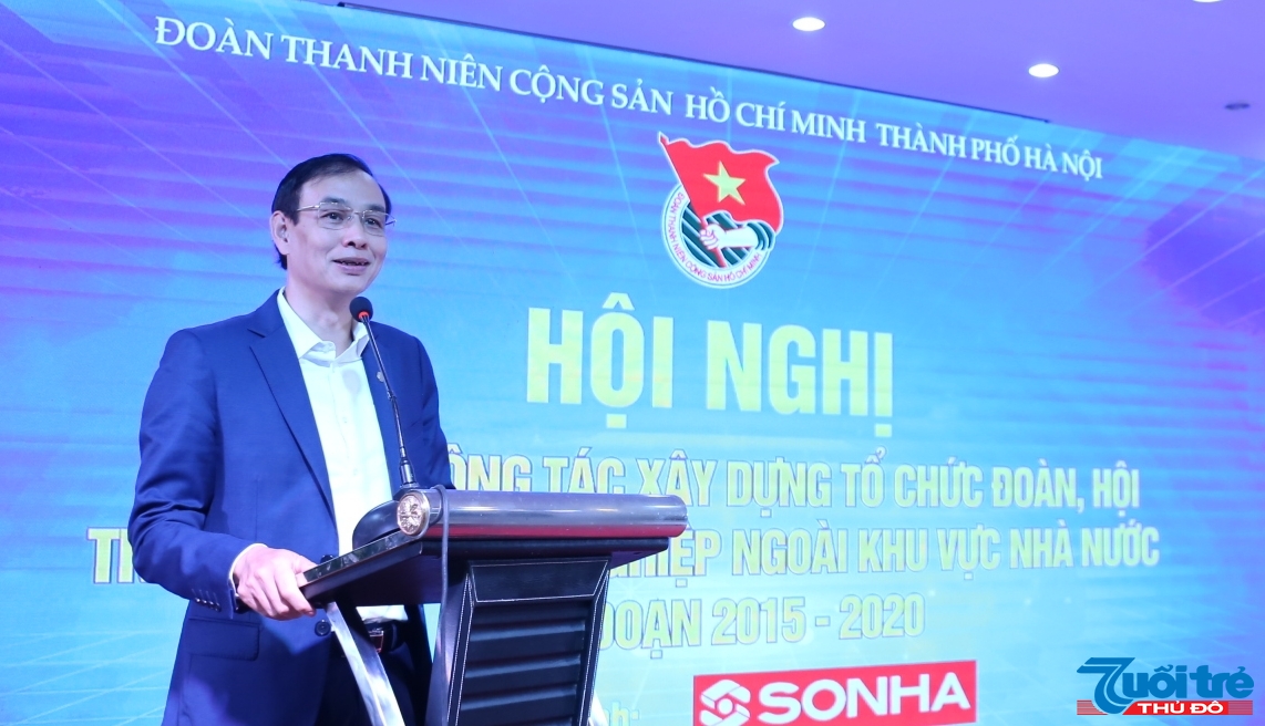 Phó Bí thư Thành ủy Hà Nội Đào Đức Toàn phát biểu chỉ đạo tại Hội nghị