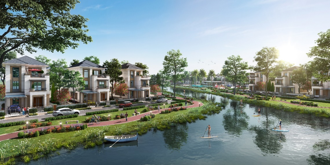 Aqua City gây ấn tượng bởi vị trí đắc địa và hệ sinh thái tự nhiên hiếm có