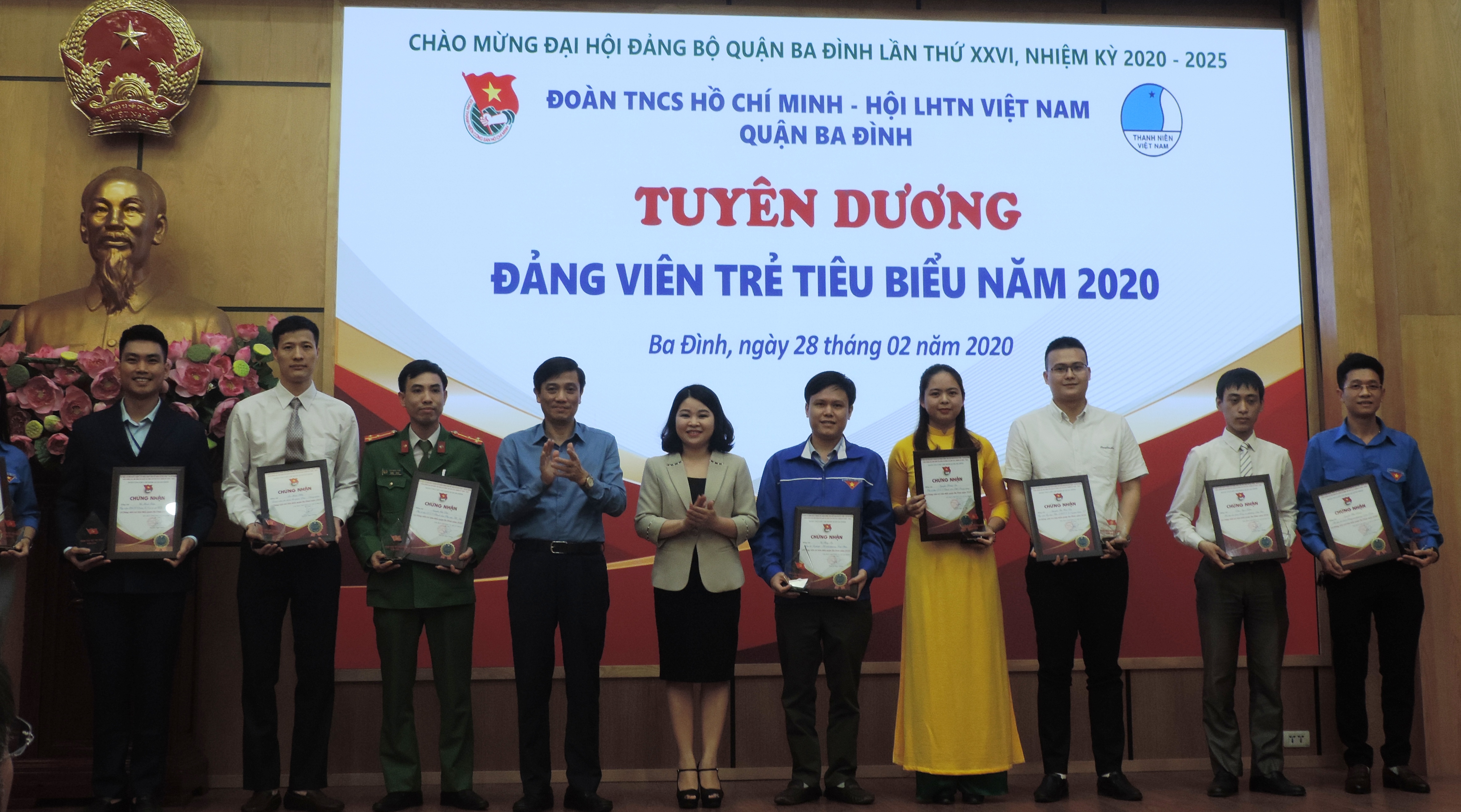 Quận đoàn Ba Đình tuyên dương 26 đảng viên trẻ tiêu biểu 