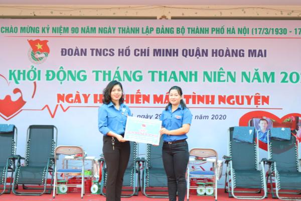 Lễ khởi động Tháng Thanh niên năm 2020 của tuổi trẻ quận Hoàng Mai