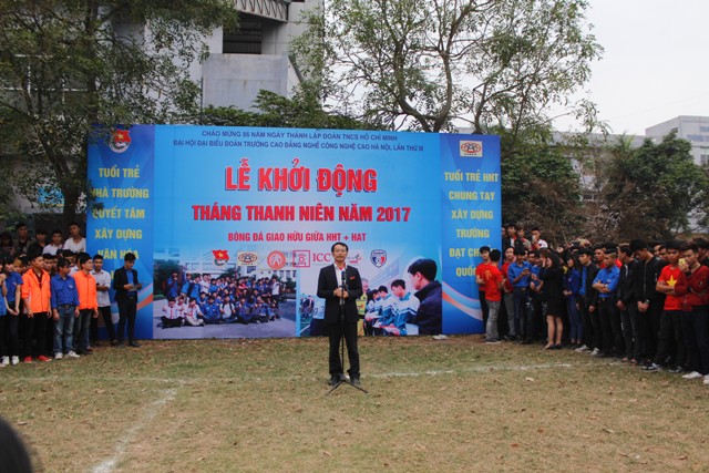 Đoàn trường Cao đẳng nghề Công nghệ cao Hà Nội phát động Tháng Thanh niên
