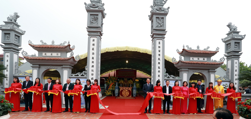 Khánh thành giai đoạn I di tích đình và khai mạc lễ hội làng Kim Quan