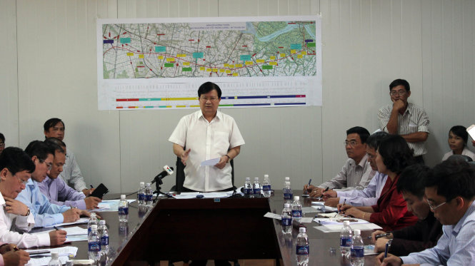 Phó Thủ tướng thị sát tuyến cao tốc Trung Lương - Mỹ Thuận