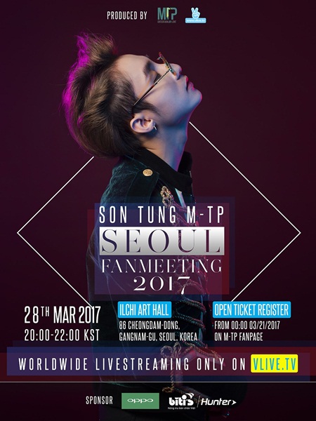 Sơn Tùng M-TP tổ chức fan meeting tại Hàn Quốc