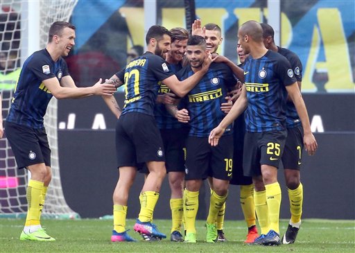 Vòng 28 Serie A: Inter vùi dập Atalanta 7-1, Roma lấy lại vị trí thứ 2 của Napoli