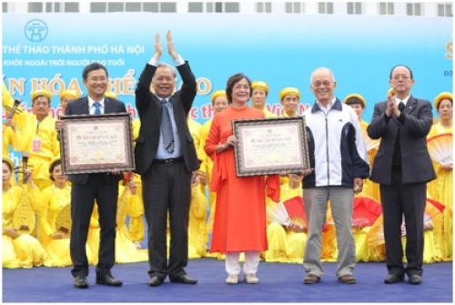 Vinamilk lập kỷ lục về đồng diễn thể dục dưỡng sinh đông nhất Việt Nam