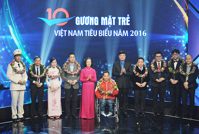 Tôn vinh 10 gương mặt trẻ Việt Nam tiêu biểu