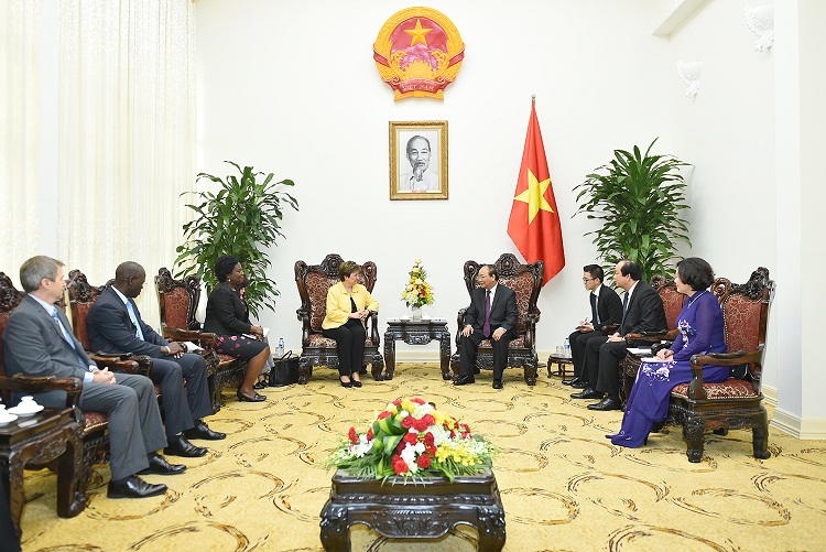 Thủ tướng Nguyễn Xuân Phúc tiếp Tổng Giám đốc điều hành WB