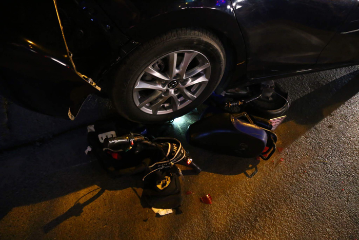 Hà Nội: Xế hộp mất lái, gây tai nạn liên hoàn khiến một nữ sinh bị thương nặng