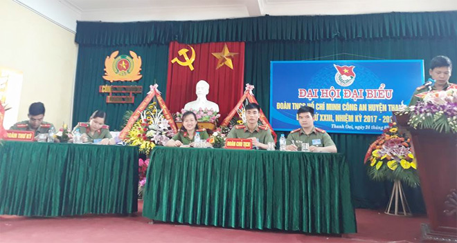 9 đồng chí được bầu vào BCH Đoàn thanh niên Công an huyện Thanh Oai