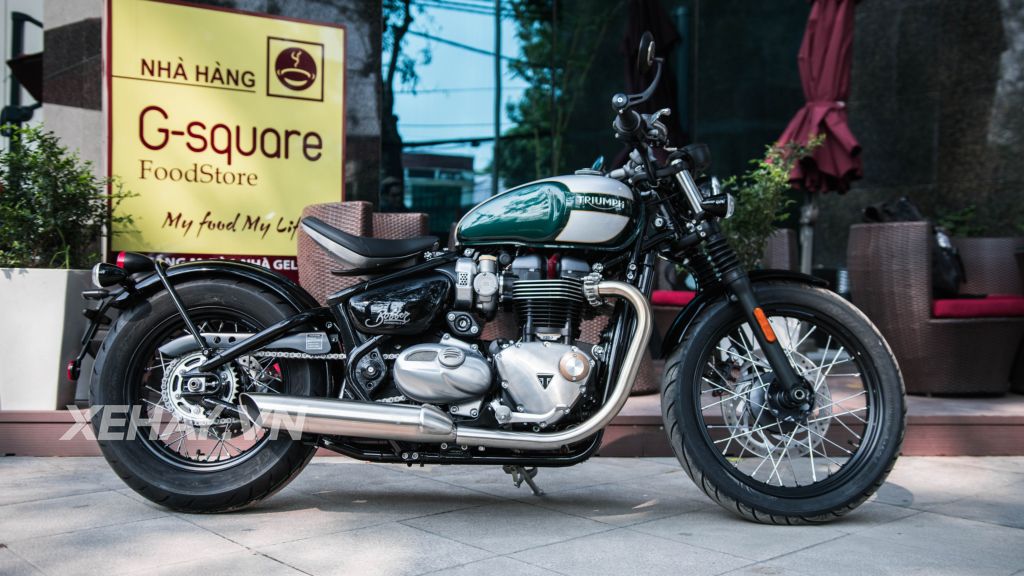 Cận cảnh “hàng hot” Triumph Bonneville Bobber 2017 tại Việt Nam