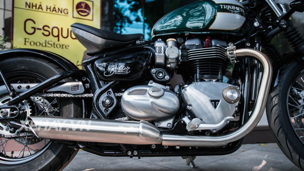 Cận cảnh “hàng hot” Triumph Bonneville Bobber 2017 tại Việt Nam
