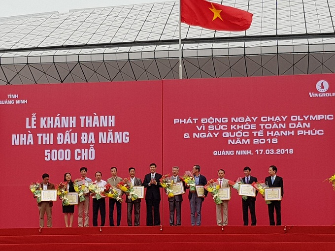 Tỉnh Quảng Ninh: Khánh thành nhà thi đấu đa năng 5.000 chỗ