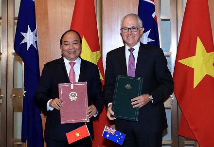 Việt Nam-Australia trở thành đối tác chiến lược