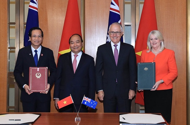 Việt Nam-Australia trở thành đối tác chiến lược