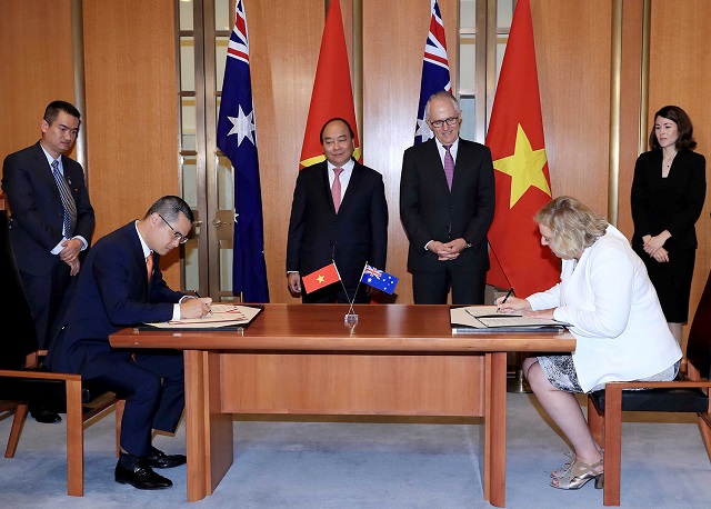 Việt Nam-Australia trở thành đối tác chiến lược