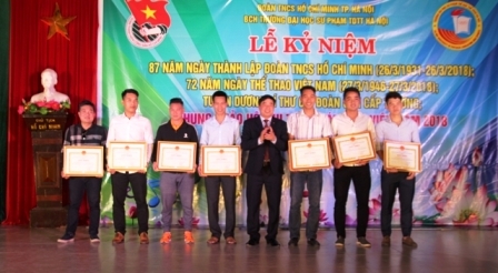 Trường ĐH Sư phạm Thể dục Thể thao Hà Nội kỷ niệm ngày thành lập Đoàn