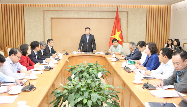 Phó Thủ Tướng Vương Đình Huệ chủ trì cuộc họp Tổ điều hành kinh tế vĩ mô