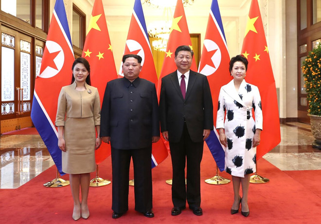 Gu thời trang của vợ ông Kim Jong-un gây ấn tượng mạnh tại Trung Quốc