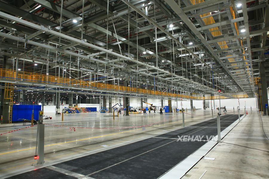 Hôm nay, 3/1, xưởng lắp ráp của nhà máy VinFast chính thức chạy thử