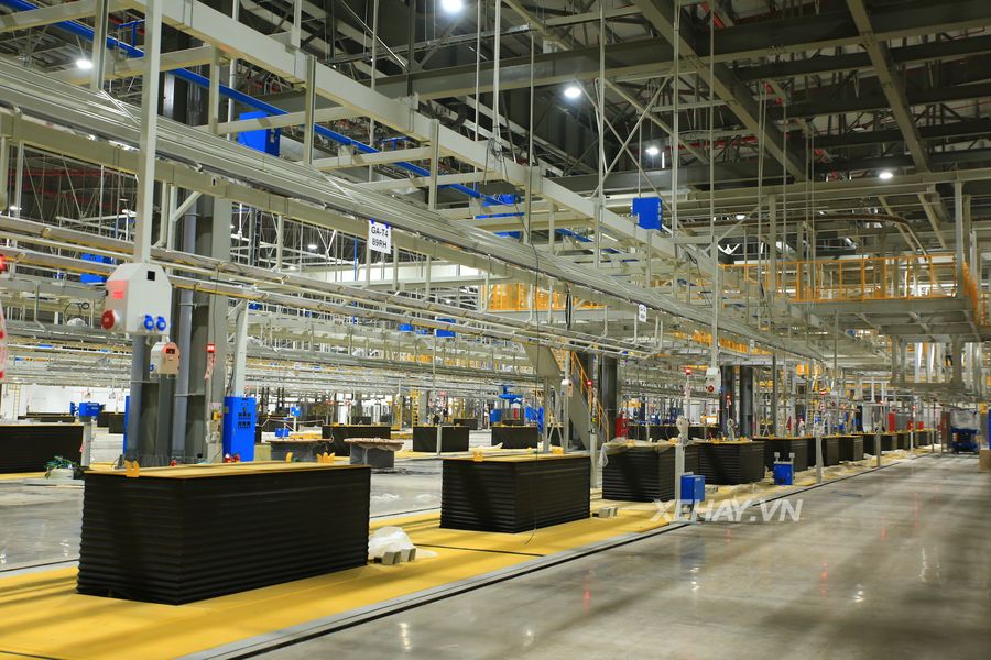 Hôm nay, 3/1, xưởng lắp ráp của nhà máy VinFast chính thức chạy thử