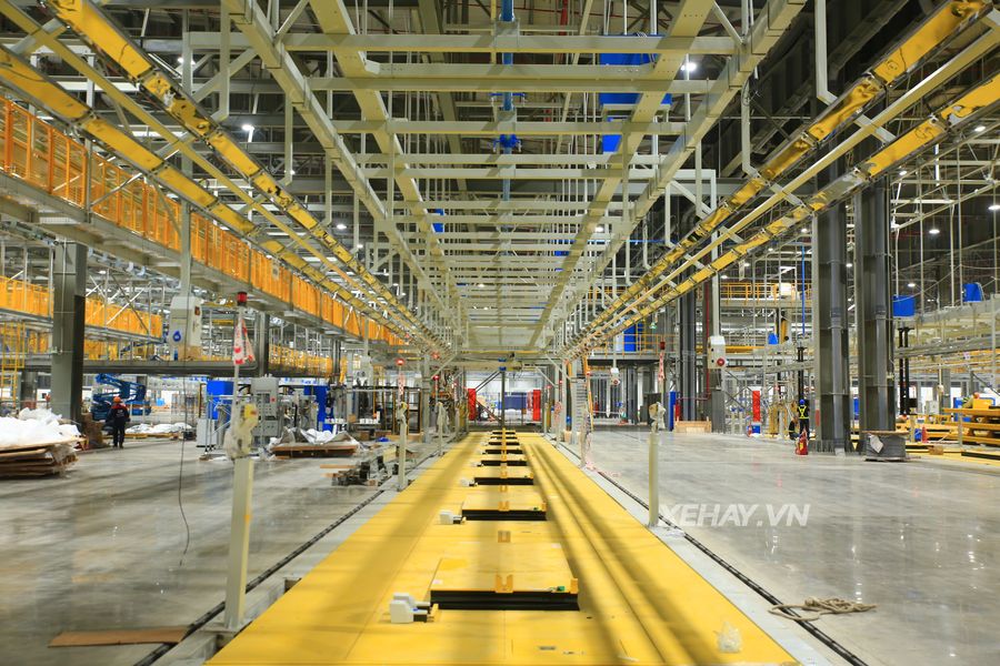 Hôm nay, 3/1, xưởng lắp ráp của nhà máy VinFast chính thức chạy thử